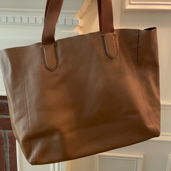 COACH Derby Tote Light Saddle Leather Shoulder Bag F59818 - Picture 7 of 9